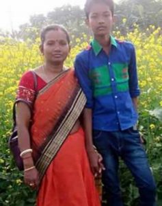 Soumen with his mother Tusi Biswas