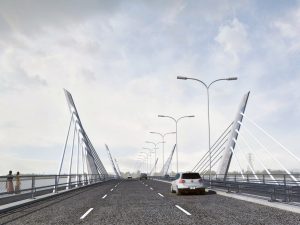 Second Ishwar Gupta bridge: Extradosed cable stayed Bridge