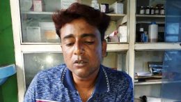 Fake dentist Swapan Sarkar at his chamber