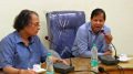 KU VC Professor Sankar Kumar Ghosh (left) with CSTM's professor Niranjan Bhattacharjee