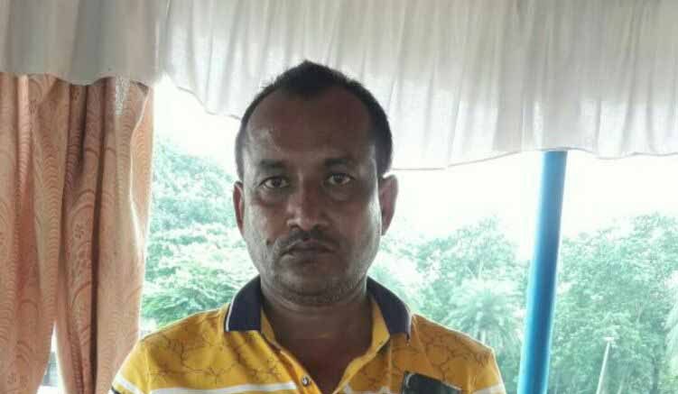 Mohammed Hafizul Biswas at Gede on Sunday