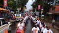 Bikers in a rally to mark the 120th anniversary of Swami Vevekananda's Chicago speech