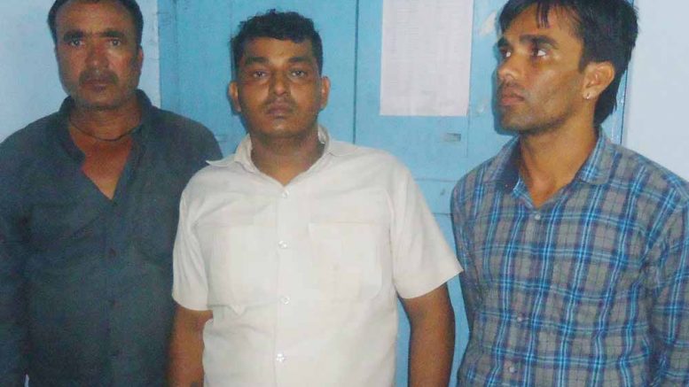 The three youths arrested by CID