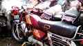 The Hero Honda Bike of Palash Saha dumped on the ground at Tehatta Police station