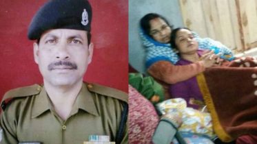 Deceased BSF Head Constable Radhapada Hazrra/His Wife Broke Down At Naziirpur Home