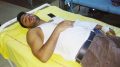 Souvik Kundu at hospital in Krishnanagar