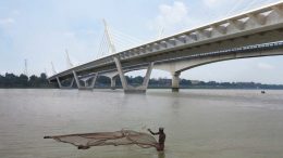 Artiste's impression: New second Ishwar Gupta bridge with extradosed cable stayed technology