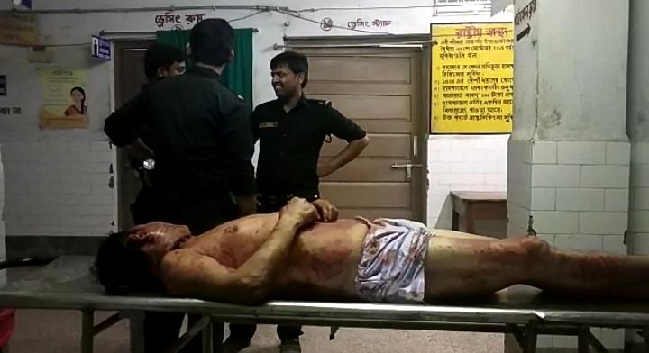 Body of Asutosh Biswas at Bethuadahari Block Hospital