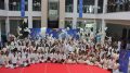 Students of IISER-Kolkata who received their degrees celebrating