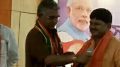 BJP's Bengal president Dilip Ghosh welcomes Bankim Ghosh to party